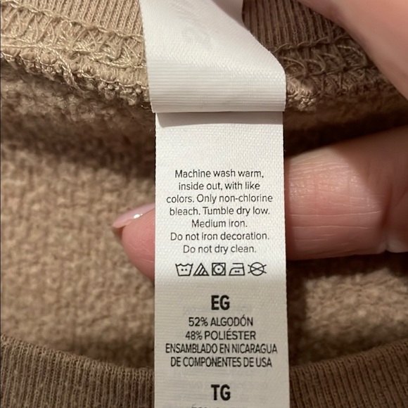 Bella Canvas Tan Crewneck Sweatshirt with Floral Design - Picture 4 of 9